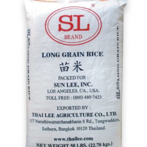Sunlee Long Grain Rice 50lb