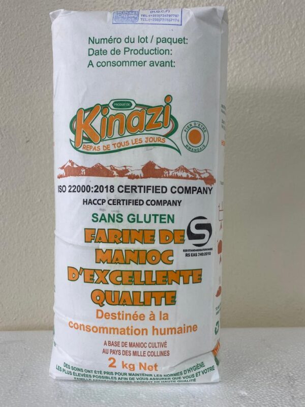 Kinazi Fine Cassava Flour 2kg