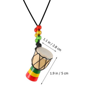 African Toy Drum Neckless (0.06 LB)
